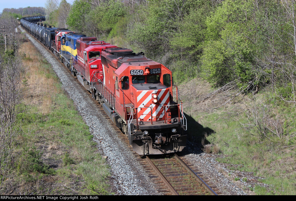 CP 6050, SOO 6058, DME 6368 & CP 5965